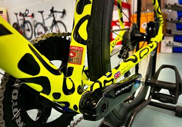 The legend that is Black Shuck Lando Norris Bike Handmade In Suffolk England custom bicycle