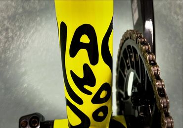 The legend that is Black Shuck Lando Norris Bike Handmade In Suffolk England custom bicycle