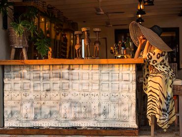 Safari Moon Luxury Bush Lodge Bar Area