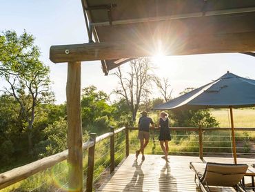 Umkumbe Bush Lodge Deck