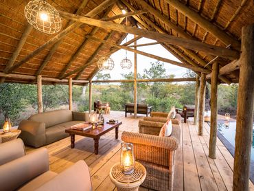 Nsala Wilderness Camp Seating Area