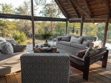 Nsala Wilderness Camp Seating Area