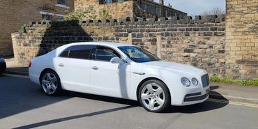 Leicester Platinum Chauffeurs Bentley Flying Spur at Leeds