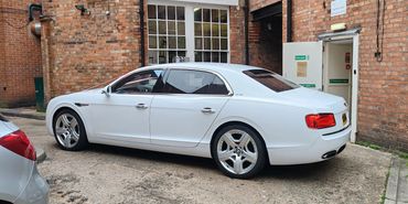 Leicester Platinum Chauffeurs Bentley Flying Spur at The City Rooms
