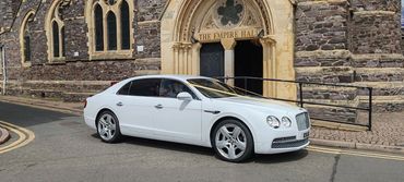 LEICESTER PLATINUM CHAUFFEURS BENTLEY FLYING SPUR AT THE EMPIRE HALL