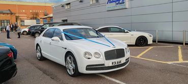 LEICESTER PLATINUM CHAUFFEURS BENTLEY FLYING SPUR AT THE PLATINUM SUITE LEICESTER