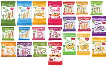 KIDDYLICIOUS CHILDREN SNACKS DISTRIBUTED BY SENSATION TRADING LLC DUBAI UAE