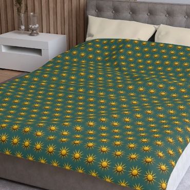 Microfiber Duvet Cover : Viking Suns