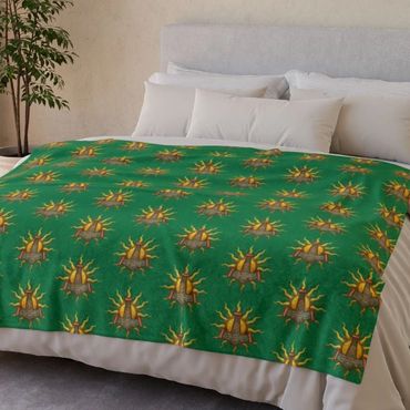 Viking mjölnir of peace and end of strife blanket