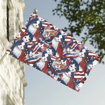 Red white and mew! Memorial Day and 4th of July flag