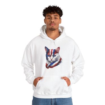 Red white and mew! Memorial Day and 4th of July sweat shirt