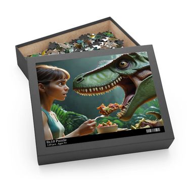 Meal with a dinosaur