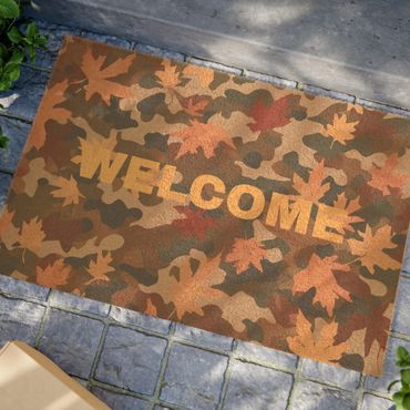 Autumn door mat