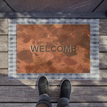 Conglomerate door mat