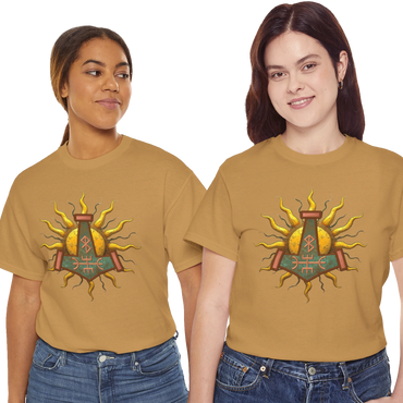 Unisex Heavy Cotton Tee : Viking mjölnir of peace and end of strife