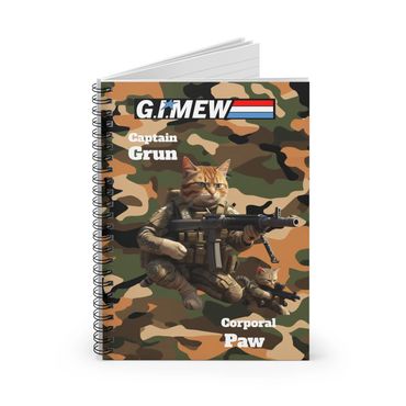 GI Mew - CPT Grun and CPL Paw notebook