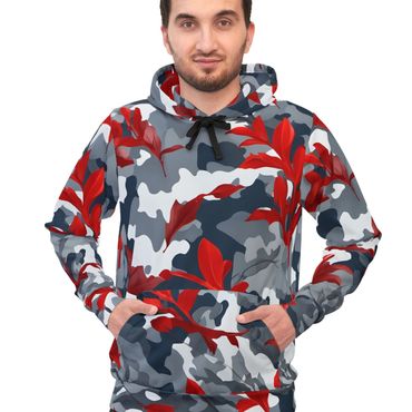 Red leaf sweat shirt