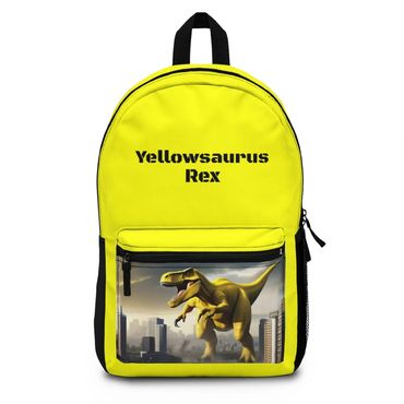 Yellowsaurus rex back pack