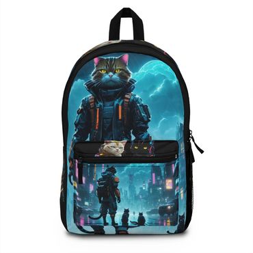 Cyber cat backpack