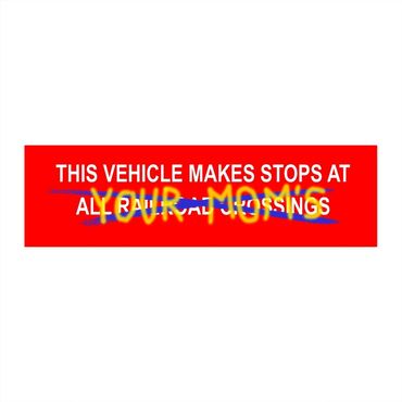 This vehicle makes stops bumper