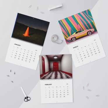 Wall Calendars (2025) Liminal and Latent Spaces