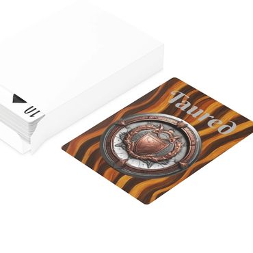 Taured playing cards