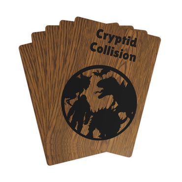 Cryptid collision playing cards