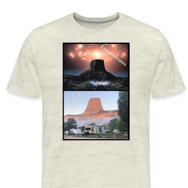 Devils Tower meme Men's Premium T-Shirt