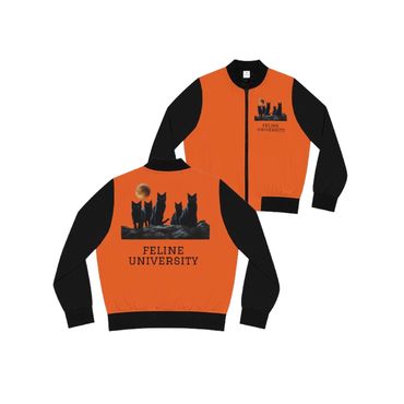 Feline University  bomber jacket - women's