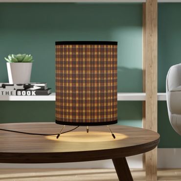 Small plaid lamp