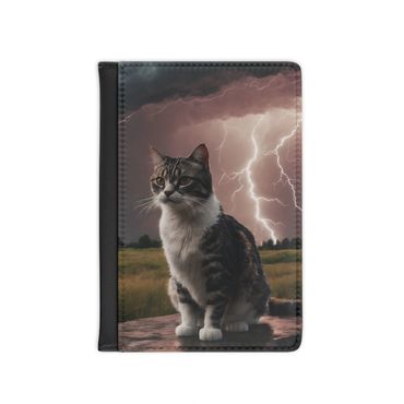 Cat in thunderstorm passport