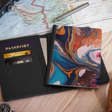 Paint swirl passport