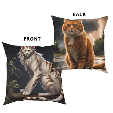 Stranger cats pillow