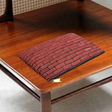 red brick pouch