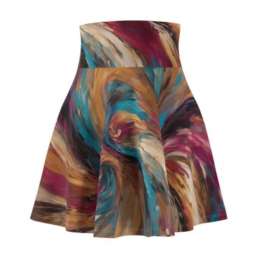 Skater Skirt (AOP) : Swirls