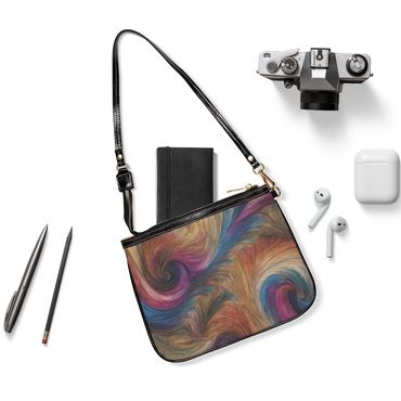Swirl pattern purse