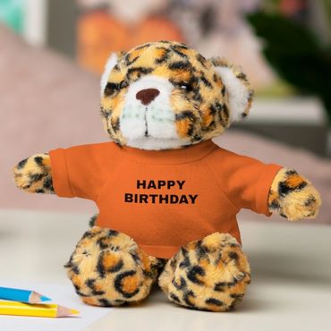 Stuffed animal - Happy Birthday