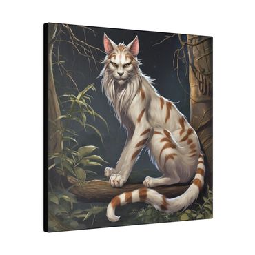 White at with the brown stripes