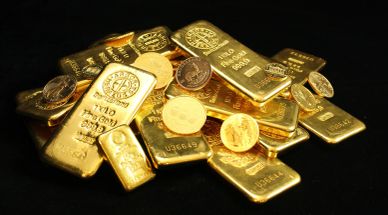 Gold bullion and coins