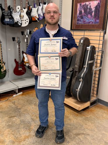 Pawn Shop Team Members earning Certificates of Accomplishment