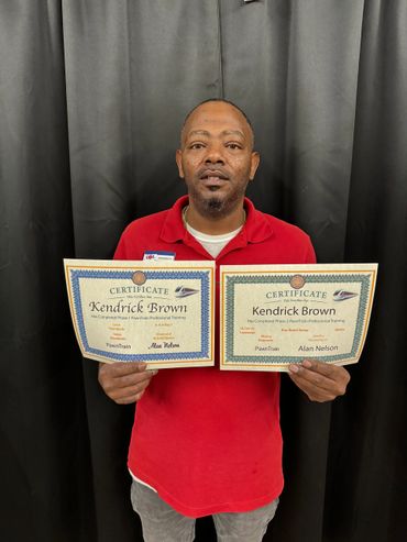 Pawn Shop Team Members earning Certificates of Accomplishment
