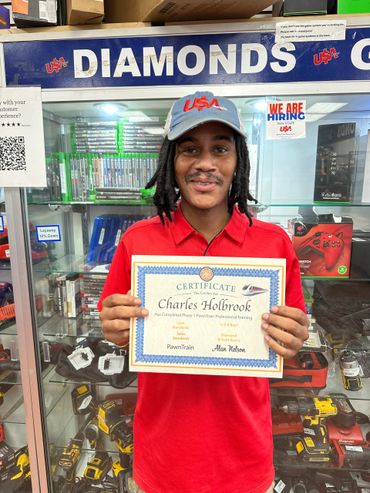 Pawn Shop Team Members earning Certificates of Accomplishment