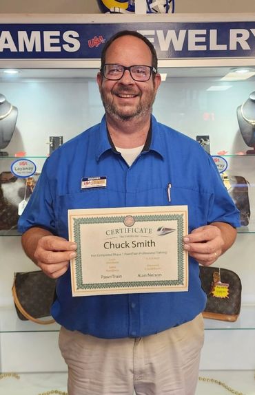 Pawn Shop Team Members earning Certificates of Accomplishment