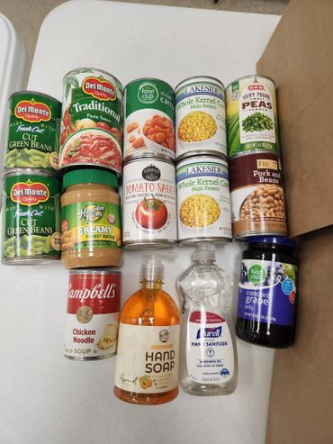 Example of food received in bags