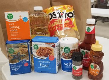 Example of food received in bags