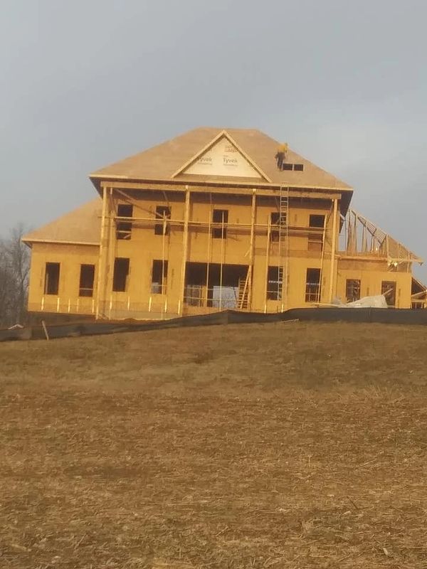 Affordable custom home being built by Newkirk Contracting in Lusby Maryland.