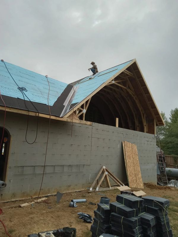 Newkirk Contracting Home addition construction project in progress