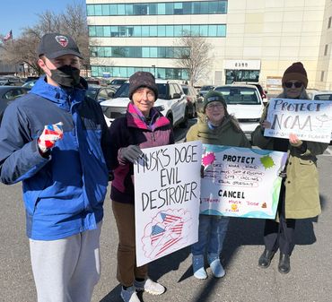 Anti-DOGE Protest at the National Oceanic and Atmospheric Administration (NOAA) March 3, 2025