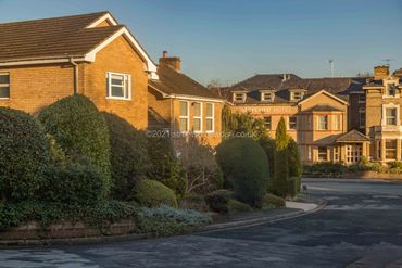 Detached home and Mercure Hotel