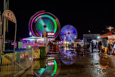 All the fun of the show at night